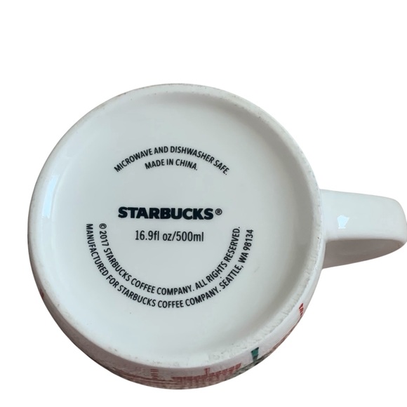 Starbucks Christmas Trees 2017 Mug 16.9 Fl Oz - Picture 5 of 5